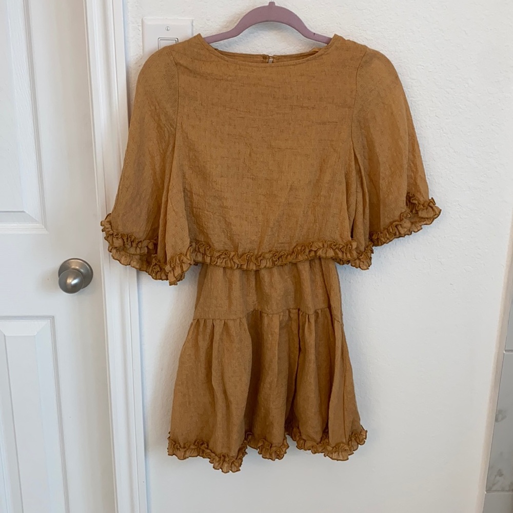 Mustard dress